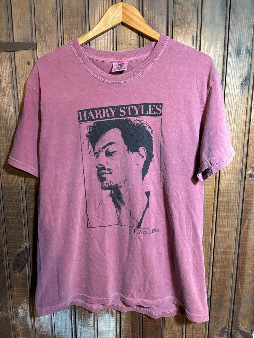 Comfort Colors Harry Styles Graphic Tee - Dusty Rose